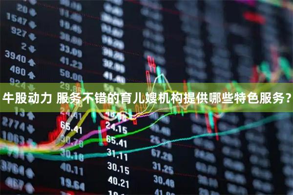 牛股动力 服务不错的育儿嫂机构提供哪些特色服务？